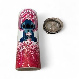 Handmade Stitch Starbucks Thermal Cup with Lid